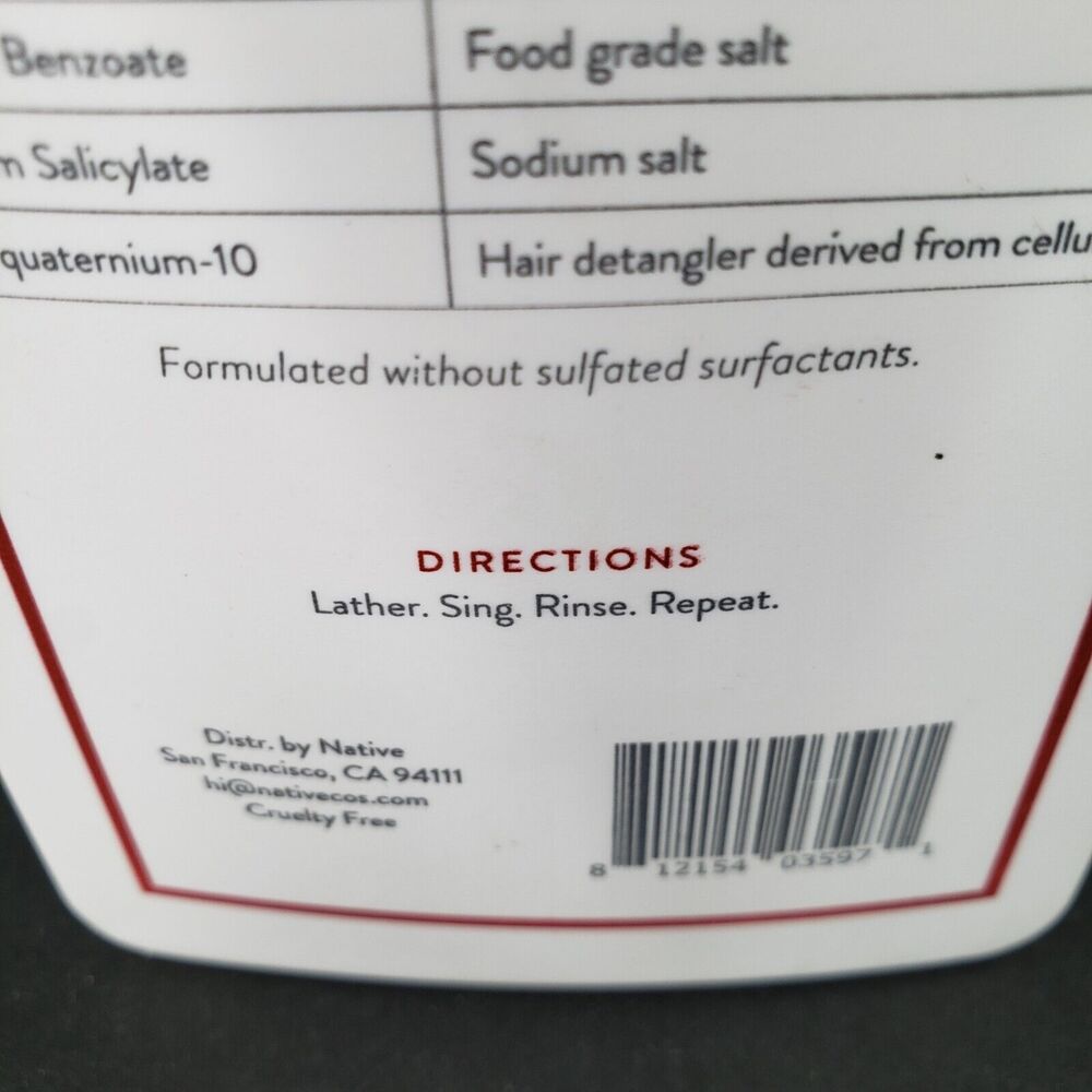Native Hair Warm Cider & Cinnamon Moisturizing Shampoo 16.5 oz Pump - Picture 4 of 7